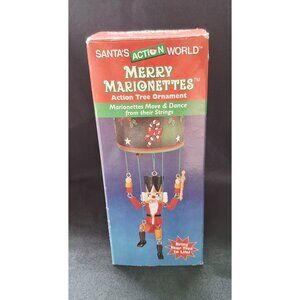 2002 Kurt Adler Santa’s Action World Merry Marionettes Nutcracker, Moves Dances